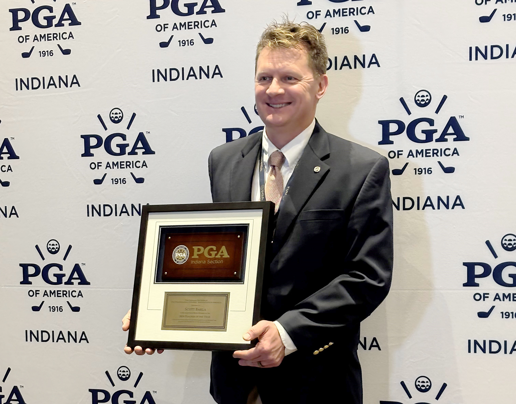 Professional Golf Management Alumnus Barla’s Teaching Advances, Community Initiatives Lauded By Indiana PGA Section, Fellow Alum Lundy Given Tribute
