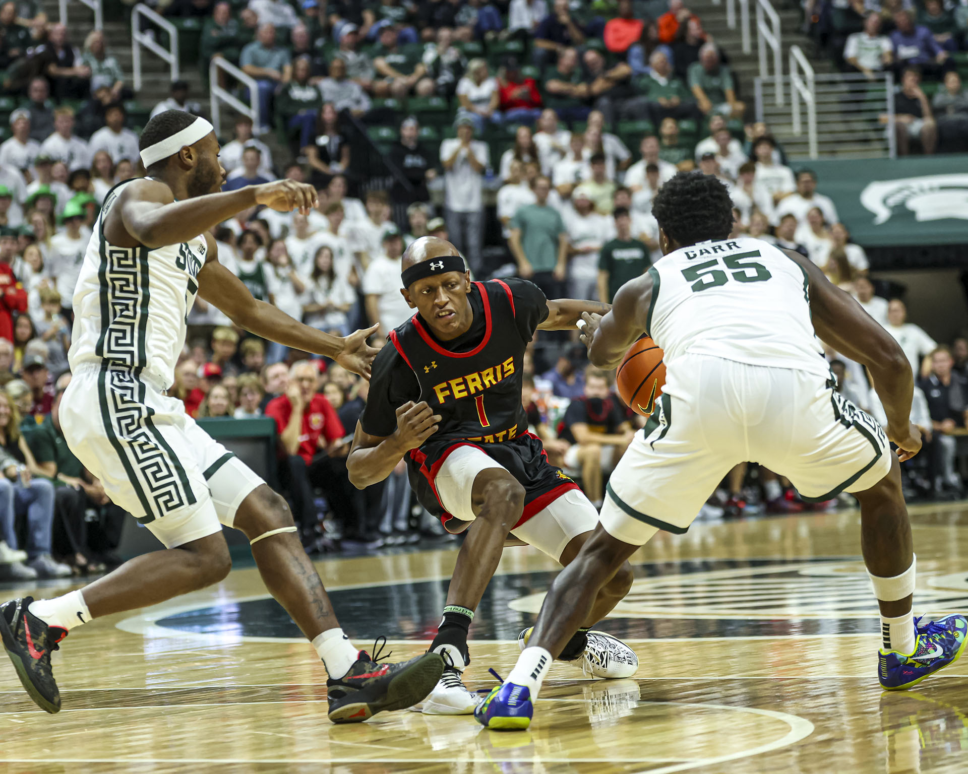 Ferris State basketball player Mykel Bingham featured in story