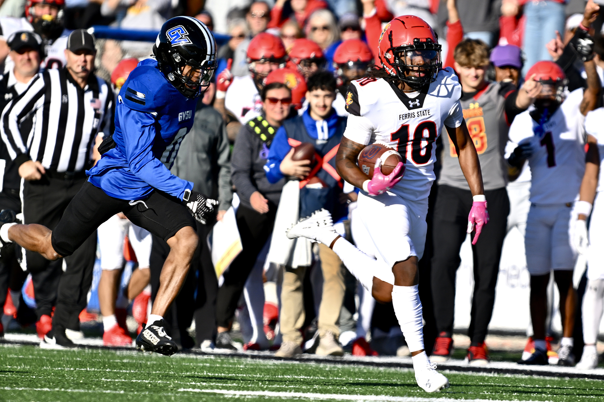 Ferris State football defeats Grand Valley State in Anchor-Bone Classic