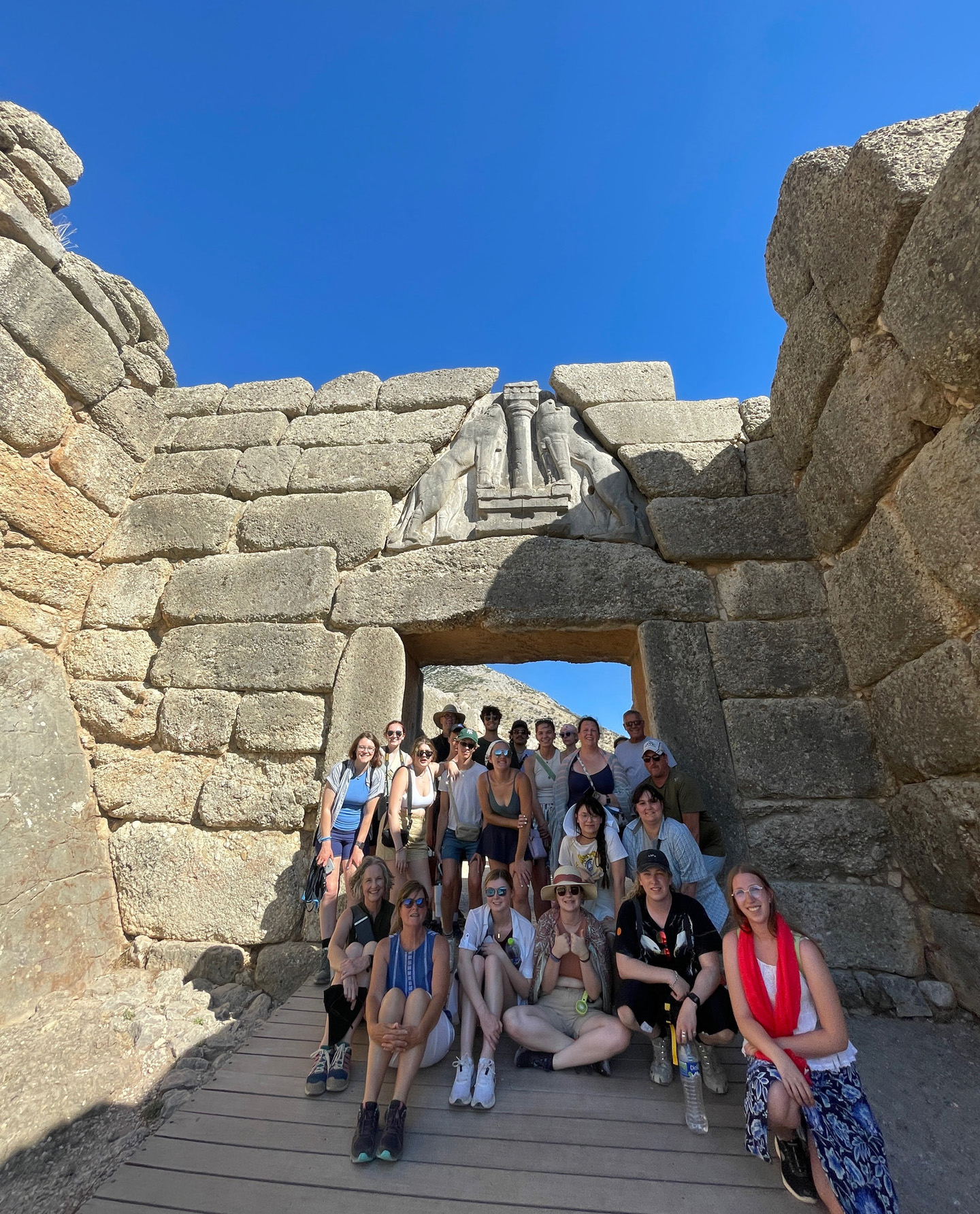 KCAD group pictured in Greece