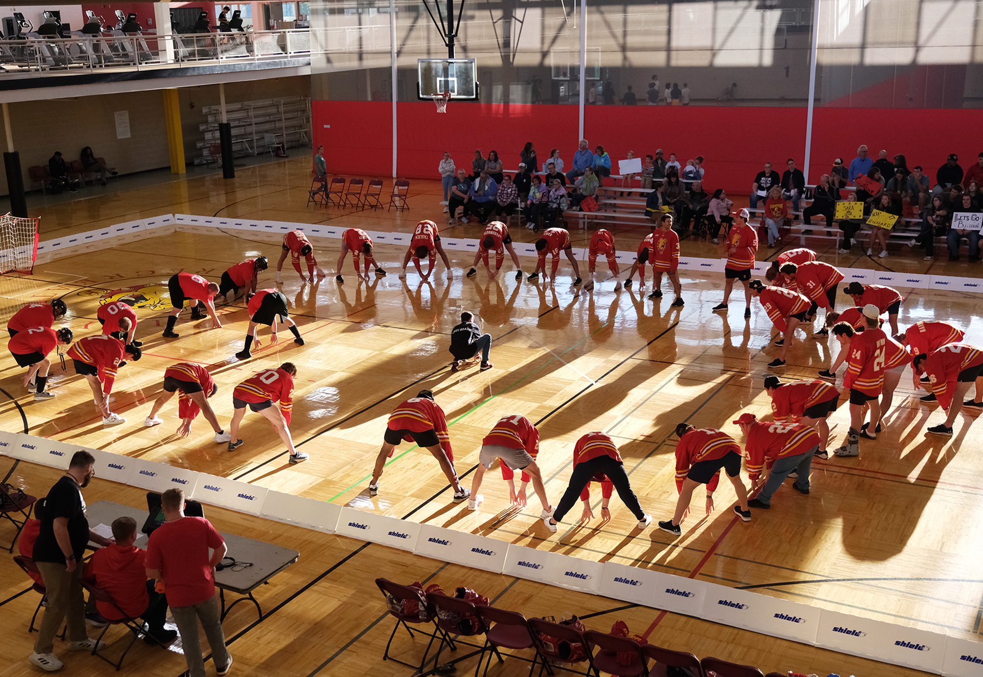 Ferris State hockey team participates in Poly Hockey game with Area 5
