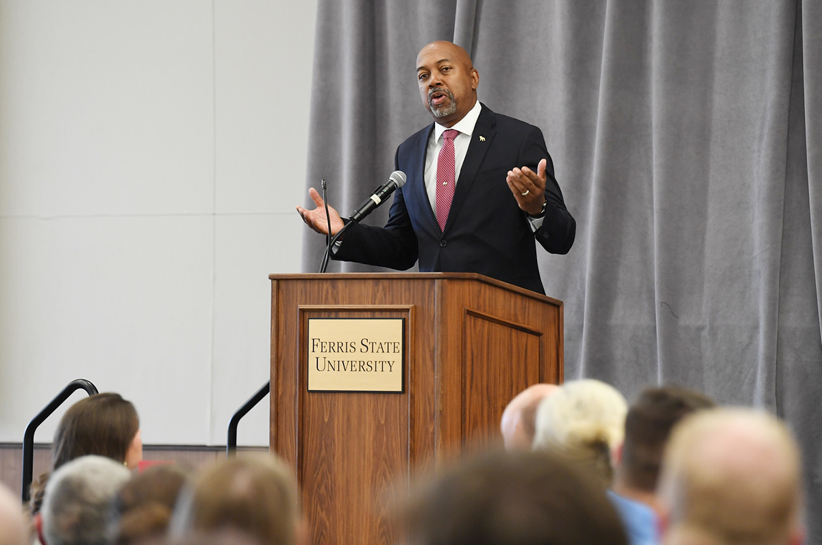 President Bill Pink at the Legacy Scholarship Luncheon