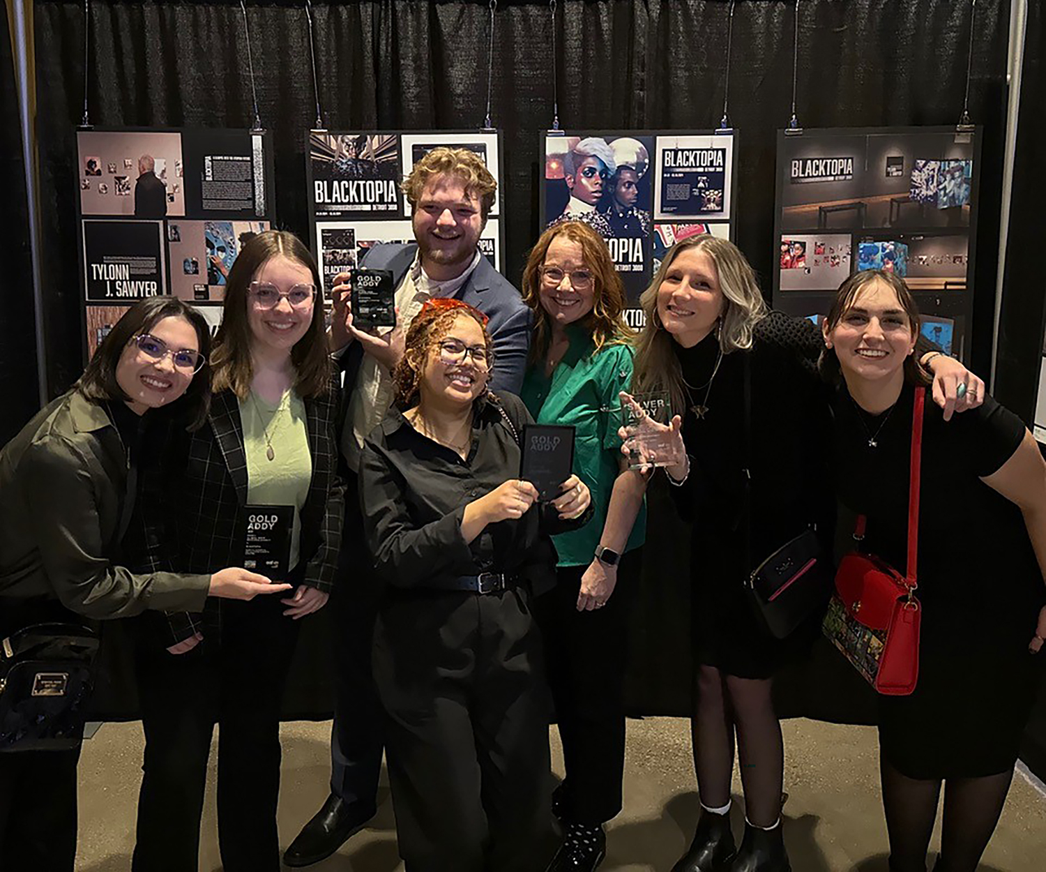 Ferris State students ADDY Awards design students