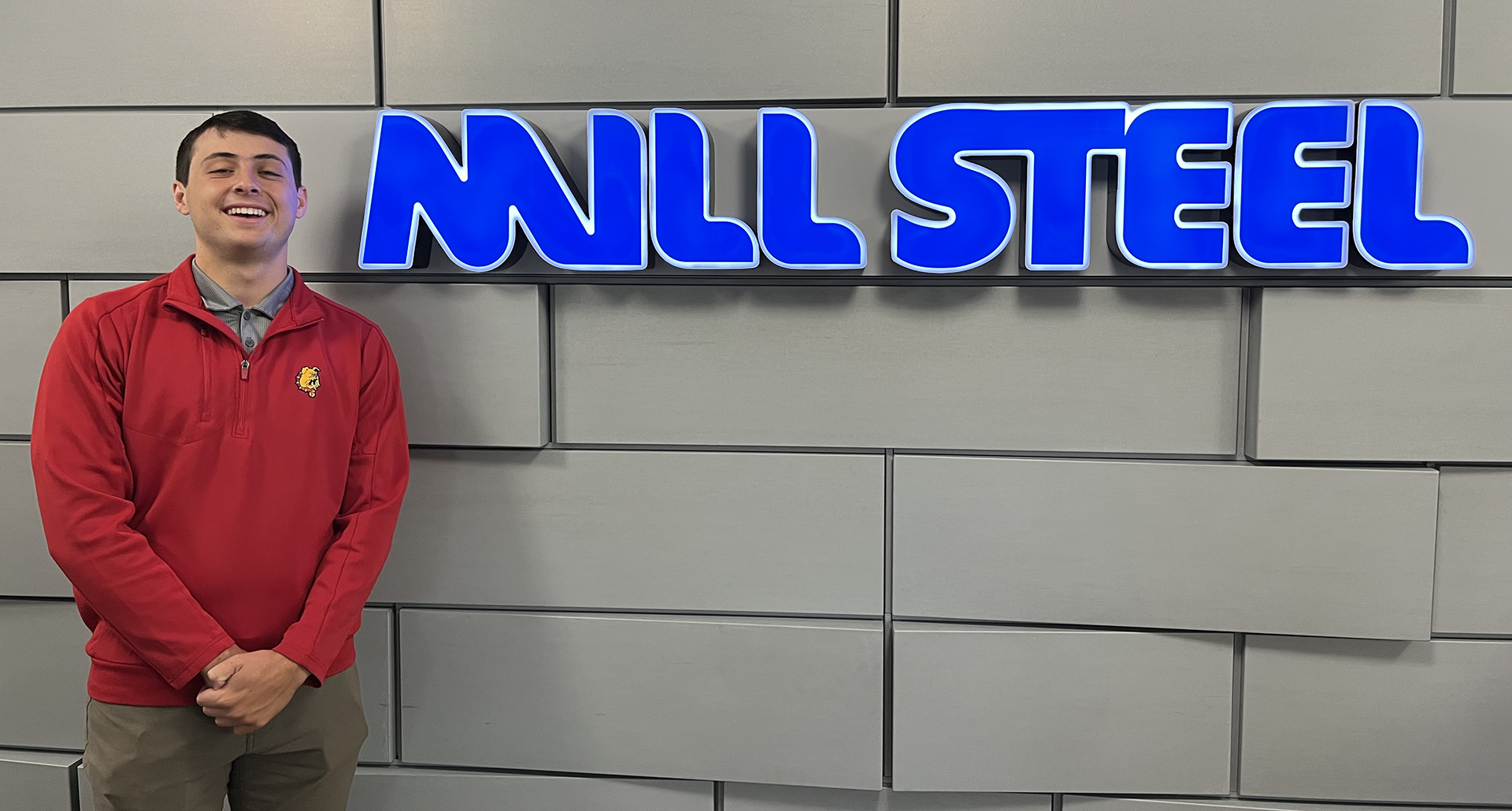Benji Zorn is interning at Mill Steel