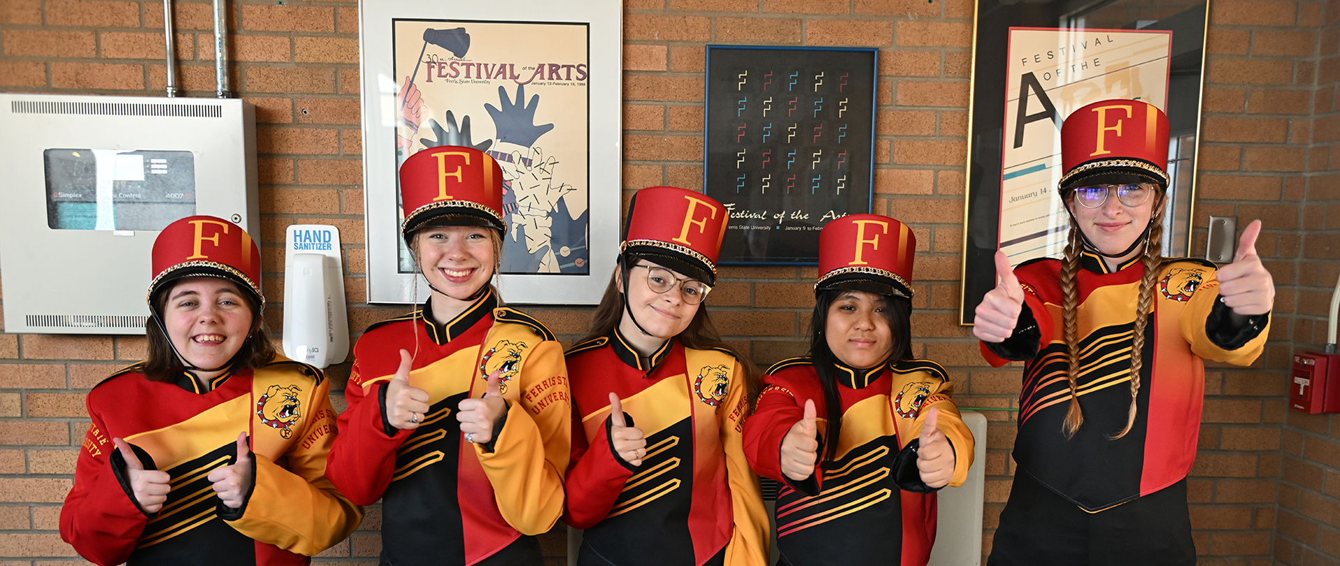 Marching band uniforms