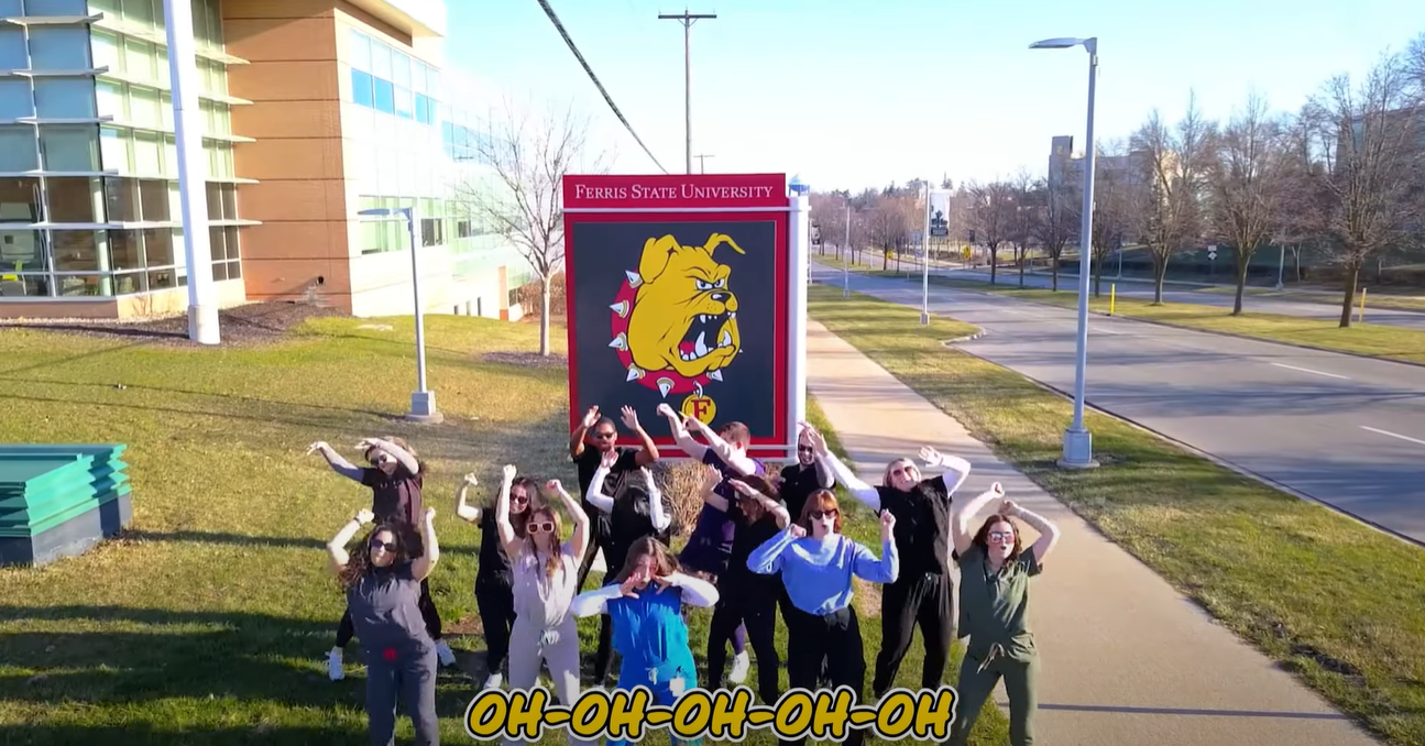 Michigan College of Optometry produce a hype video