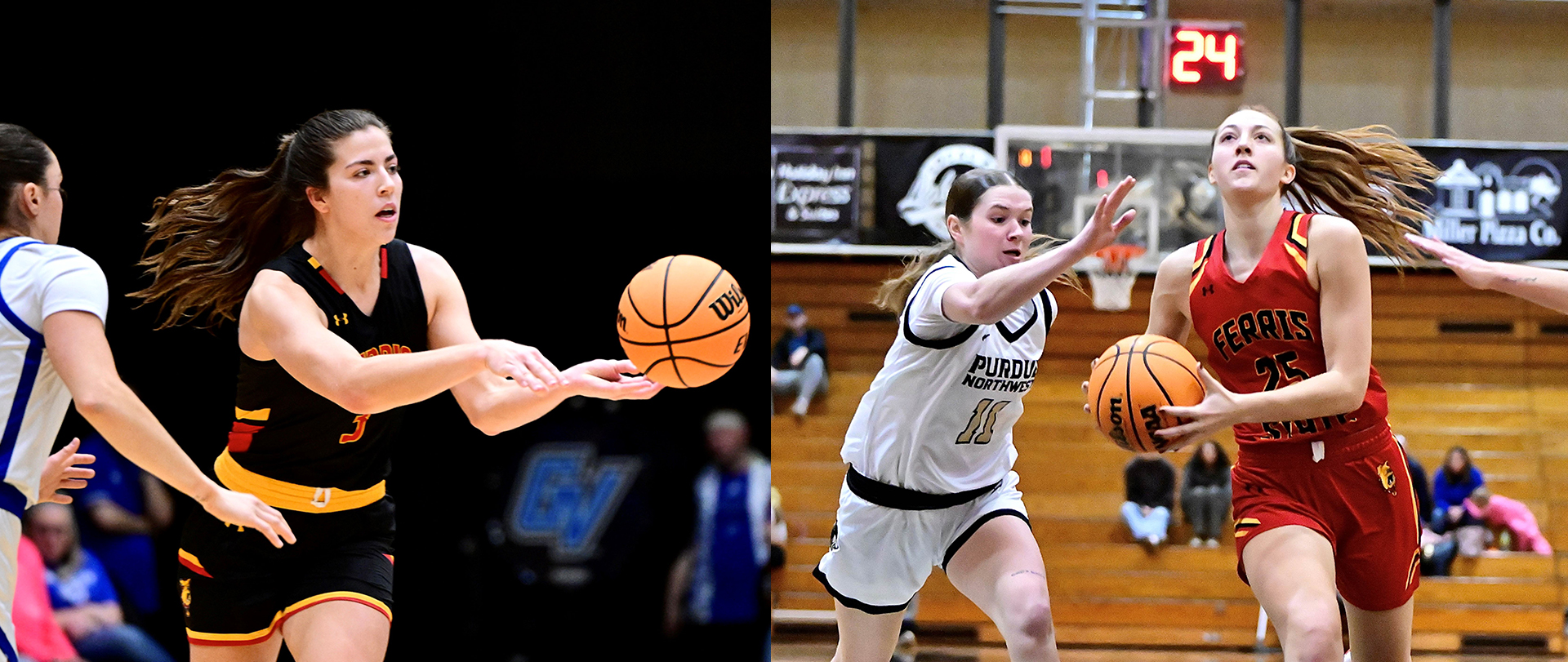 Kenzie Bowers and Mia Riley earn GLIAC weekly honors