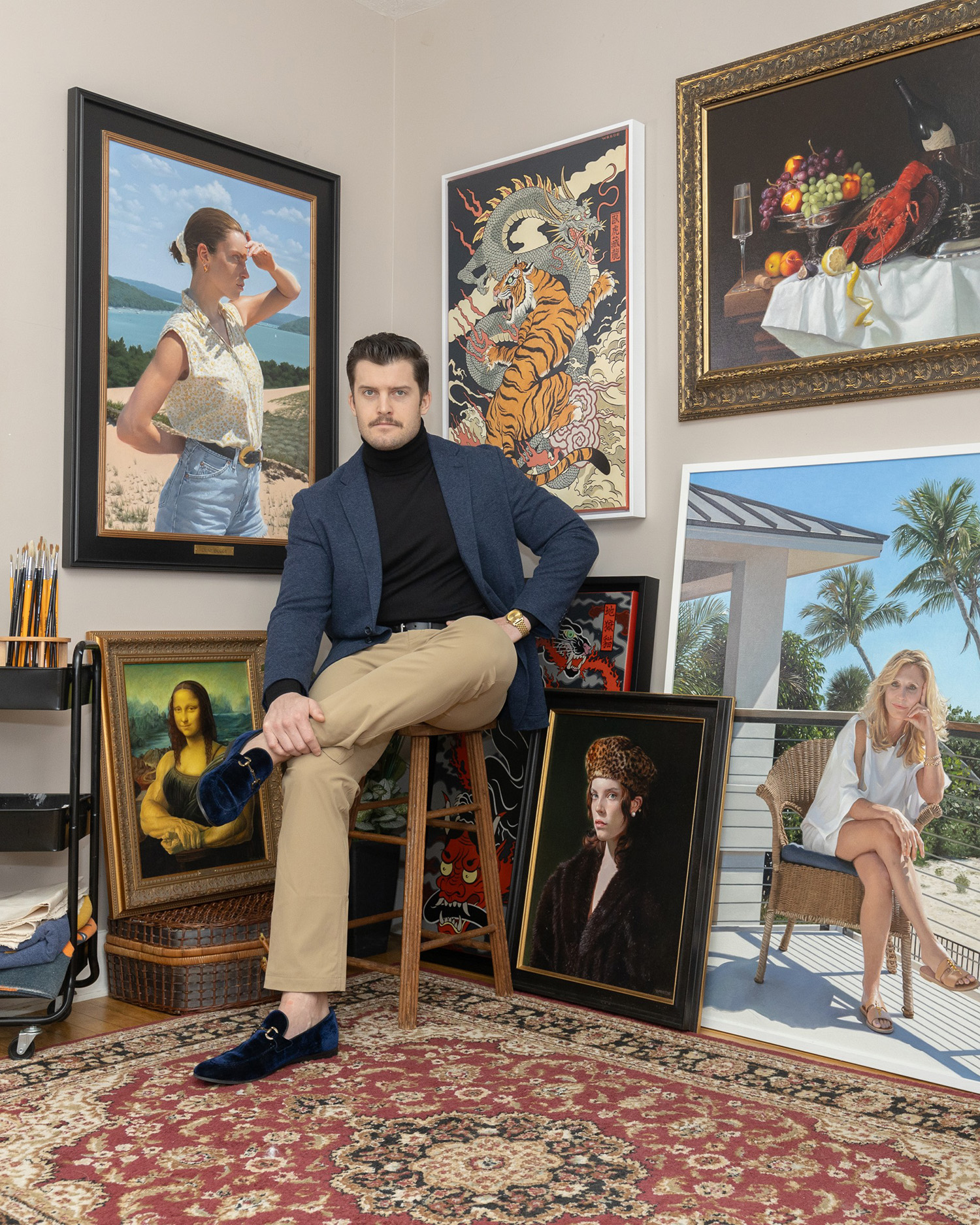 Jackson Wrede exhibition opening