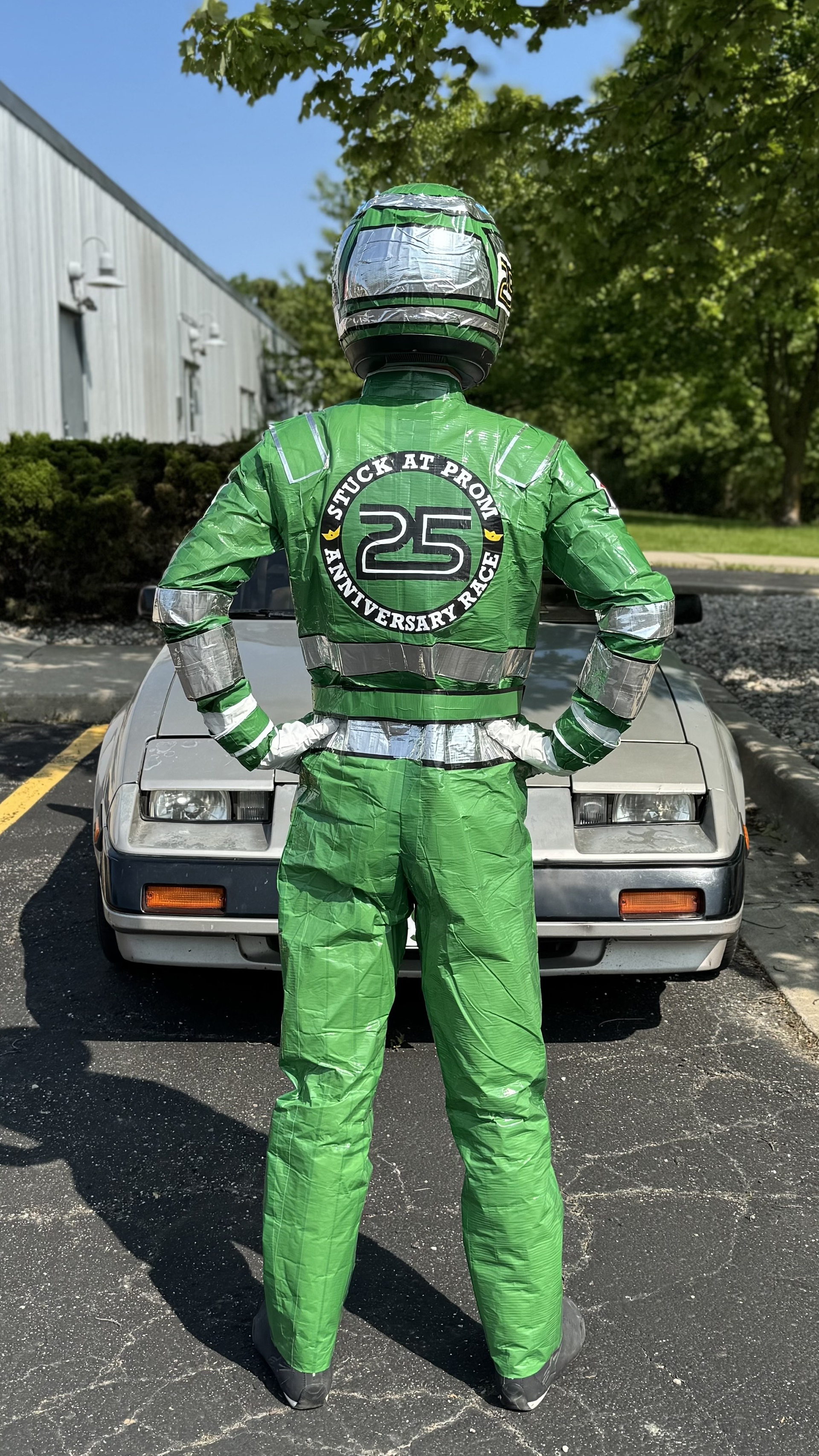 Duct tape suit from Calder Westerman