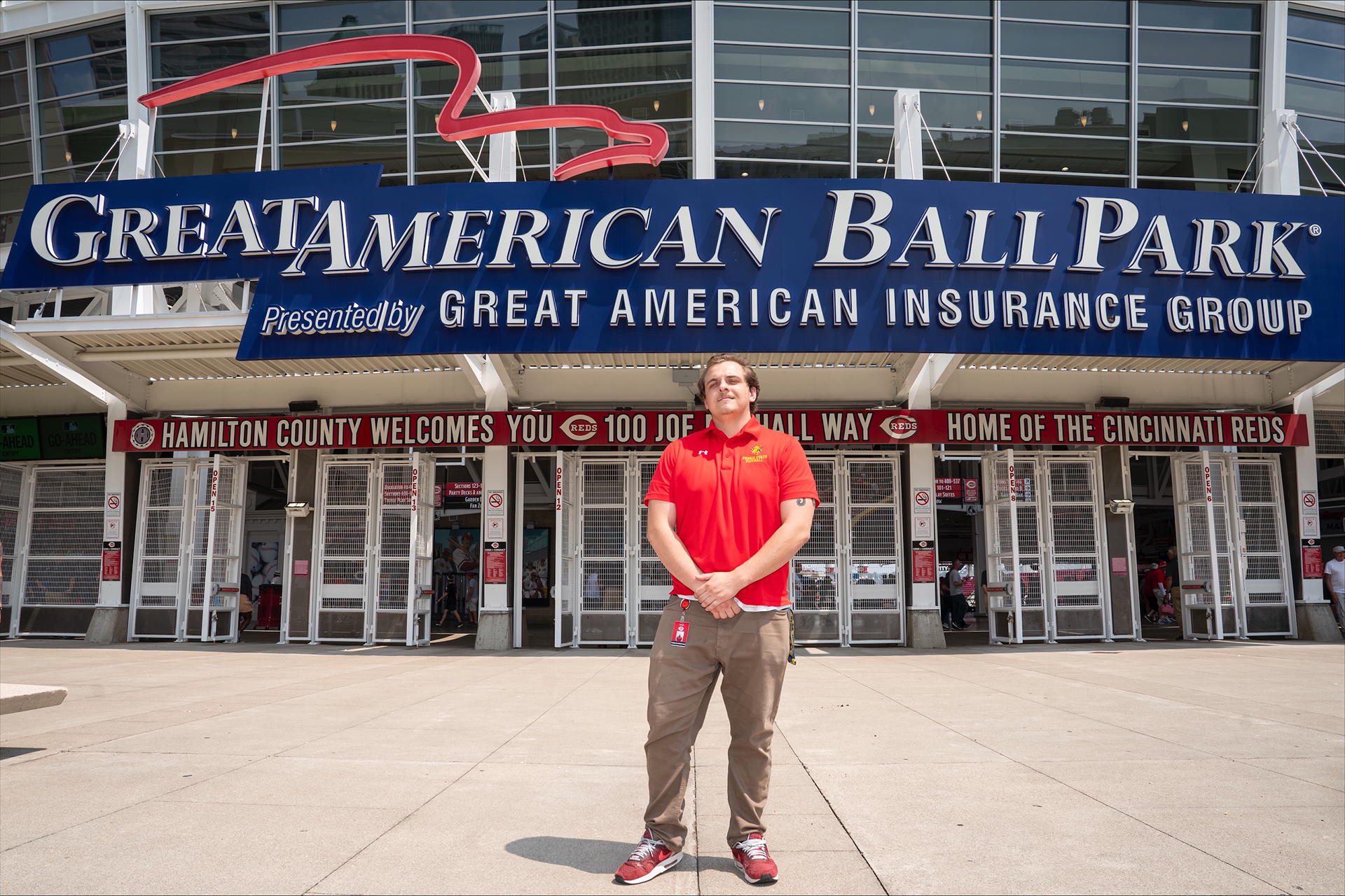 Ferris State alum Dylan Rider interning with the Cincinnati Reds