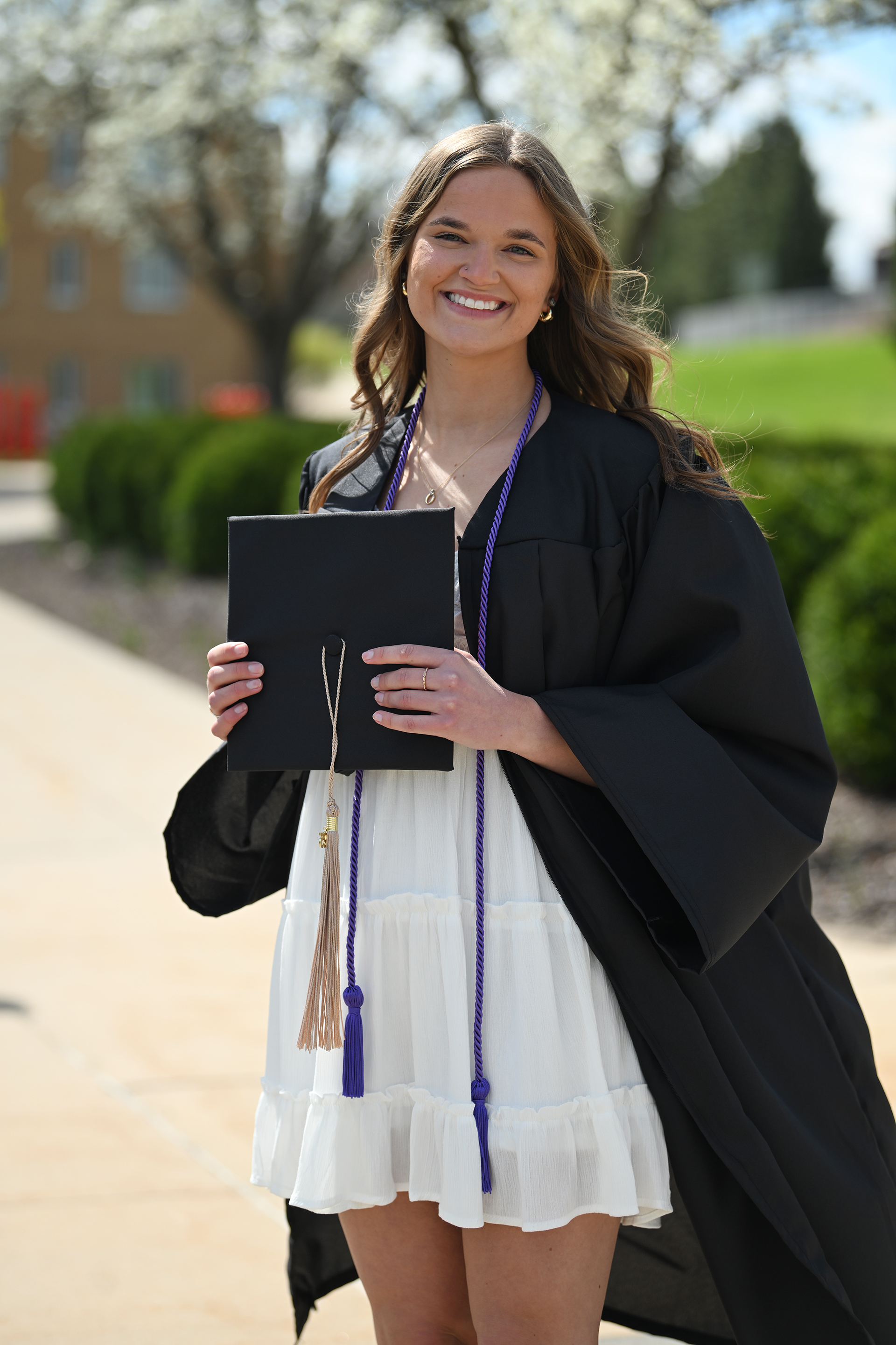 Ferris State senior Jenelle Poth prepares to graduate from Ferris State