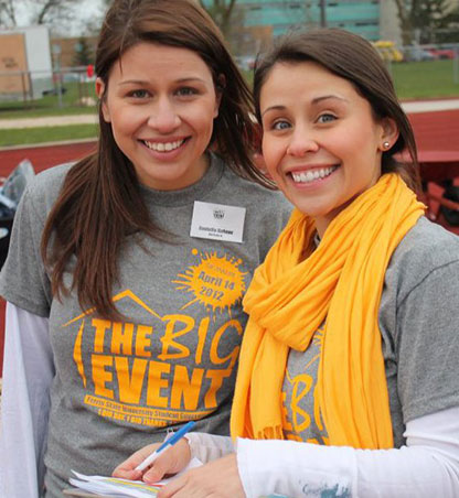 Amber Balmer (right) and sister Danielle Balmer (left)