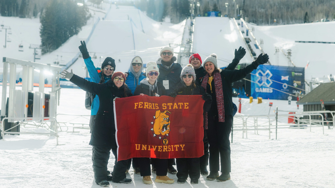 Students at X Games