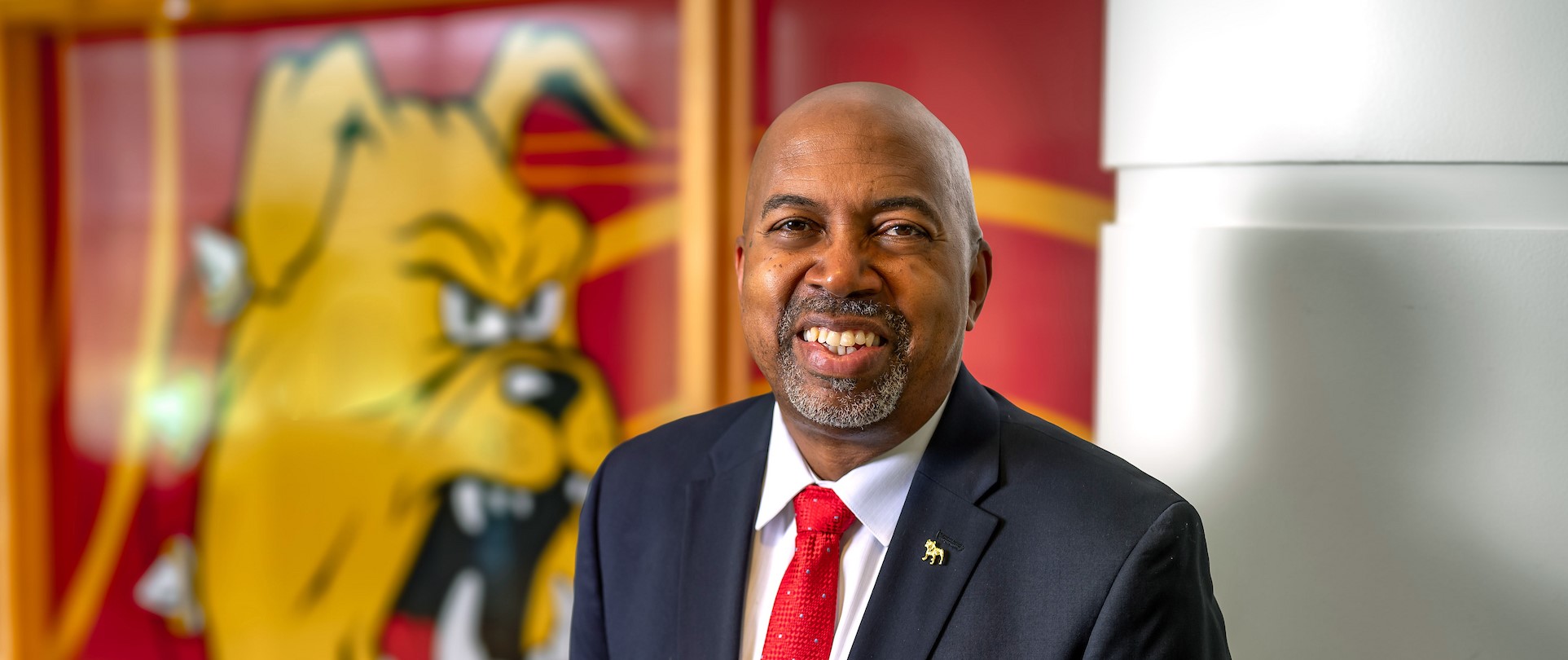 Portrait of President Bill Pink