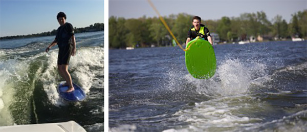 Dr. Vincent-Riemer surfing