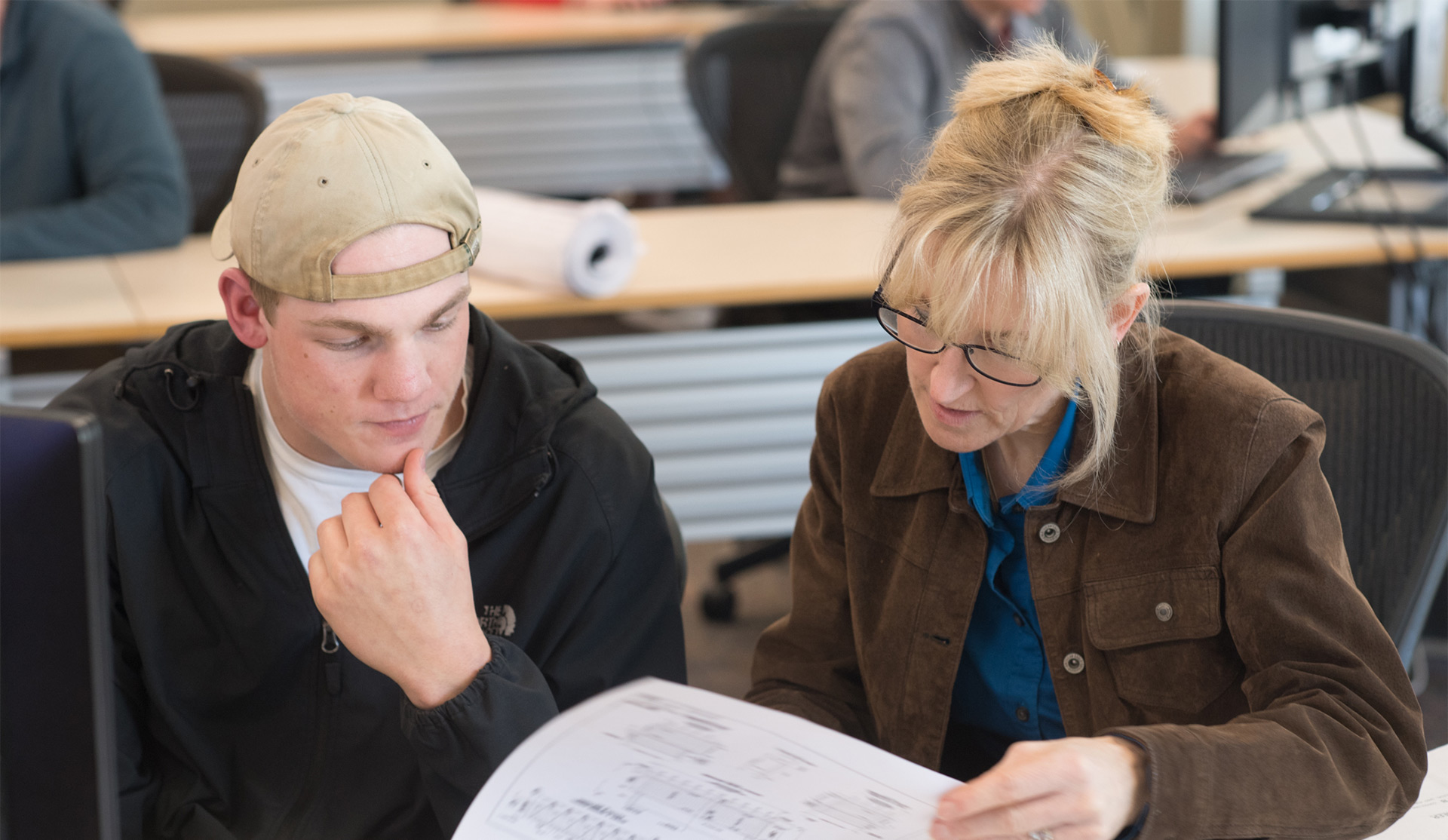 Students Studying