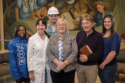 Students with Faculty in a high-quality academic program