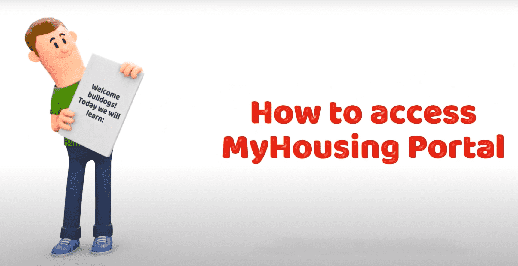 How to Access MyHousing Portal - Tumb Text