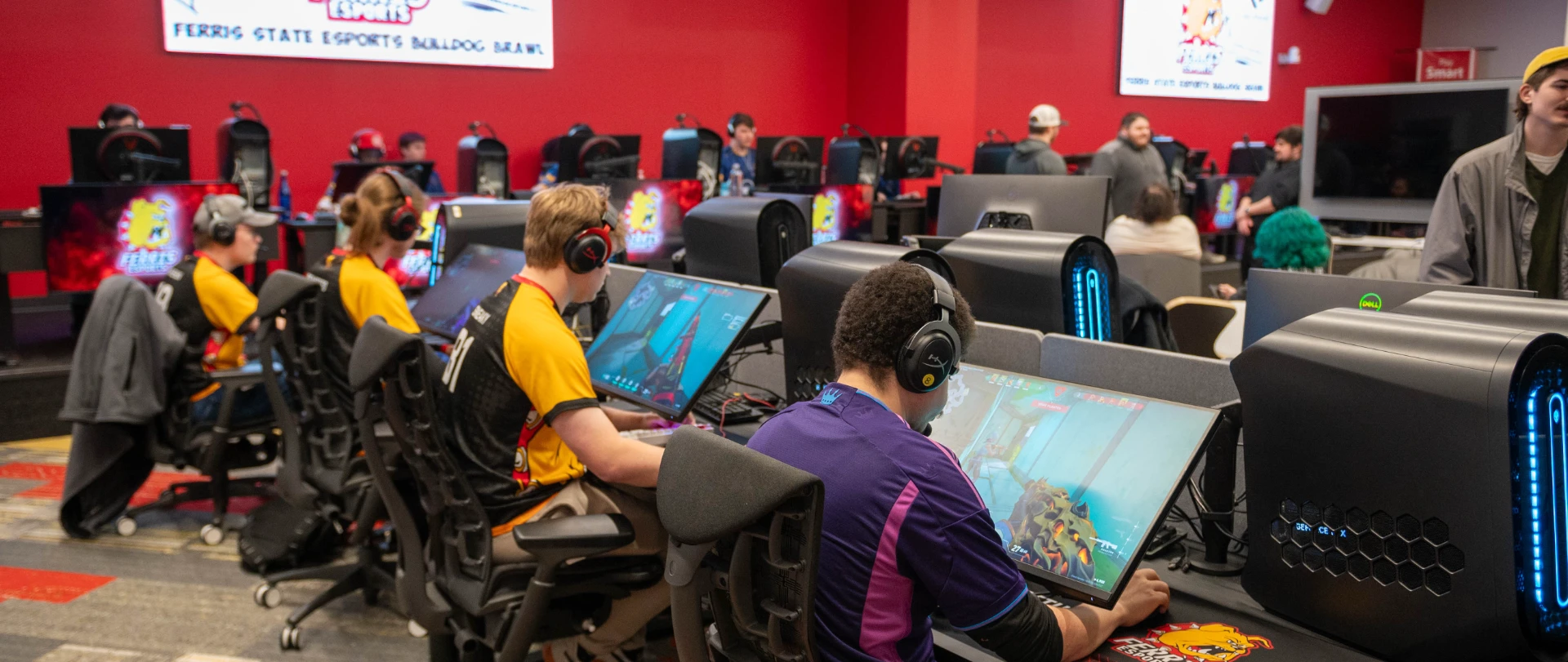 e-sports team at Ferris State
