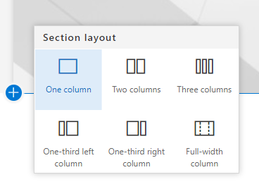 Bulldog news section layout selection